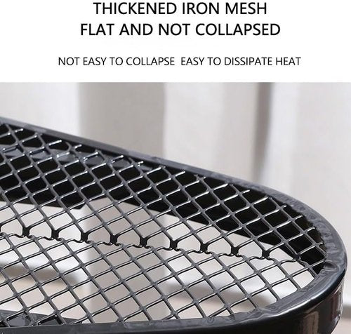 Deluxe Ironing Board - Heat-Resistant Cover & Thick Felt Pad | Foldable Design with Heavy-Duty Steel Legs - Silver/Grey