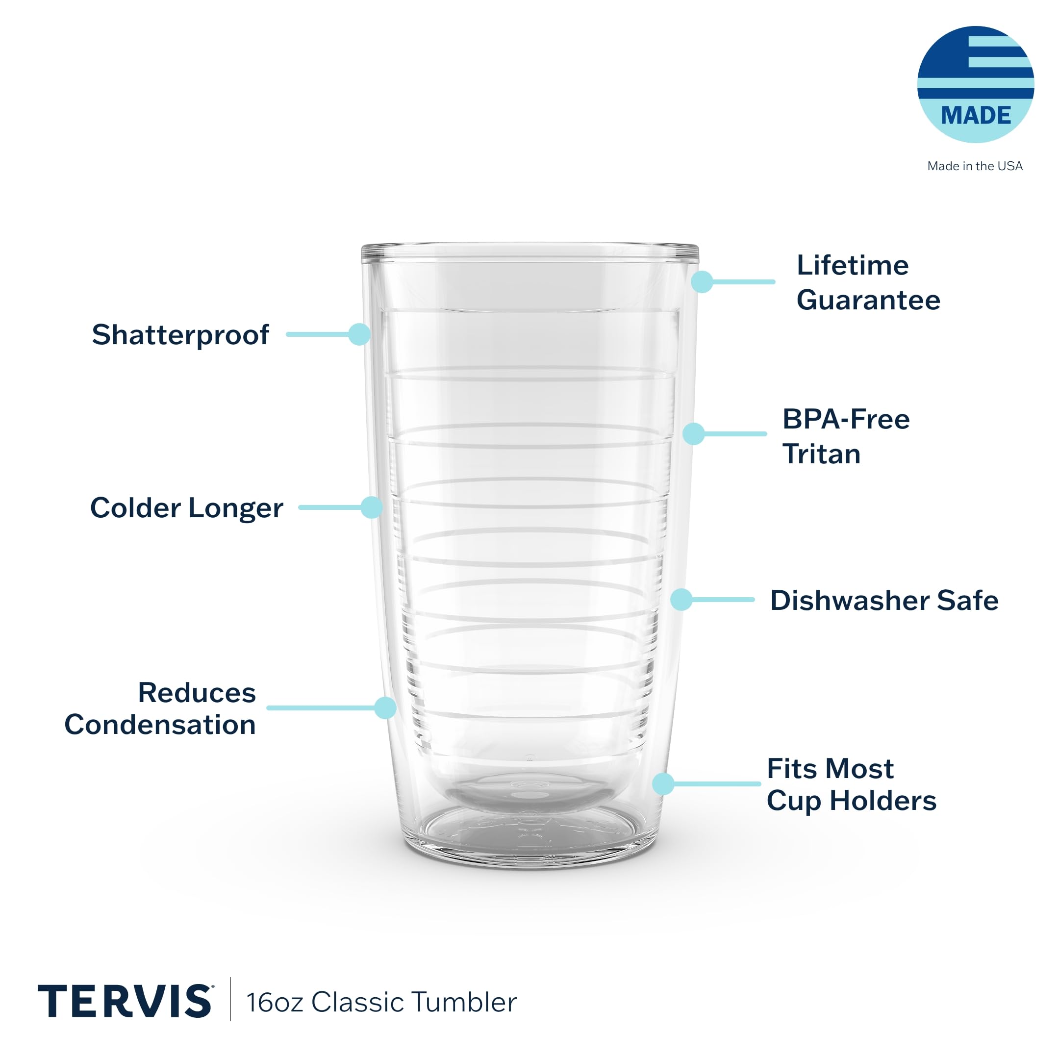 Tervis Tropical Hibiscus Collection Made in USA Double Walled Insulated Tumbler Cup Keeps Drinks Cold & Hot, 16oz 4pk, Assorted Tropical Hibiscus - No Lid