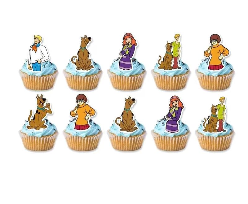 24pcs Dog Birthday Party Supplies - Cake Toppers for Kids