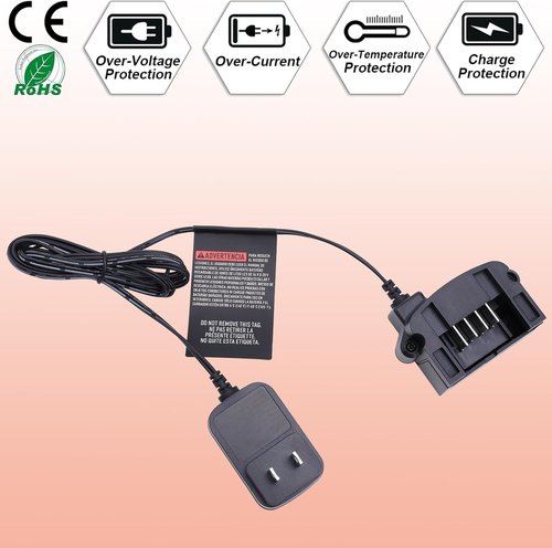 Lasica 20V Lithium Battery Charger - Compatible with Black & Decker LBXR20 & More | Efficient Charging Solution