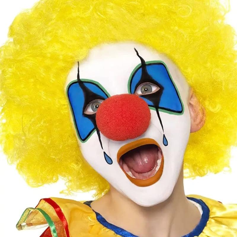 Mysense Clown White Face & Body Paint, Water-Activated Makeup, 20g