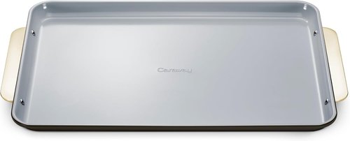 Caraway Non-Stick Ceramic Baking Sheet - Non-Toxic & PTFE Free - Ideal for Baking & Roasting - Large 18" x 13" - Black