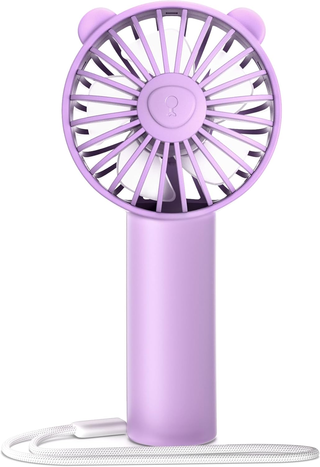 Skiennix Mini Portable Fan - 3 Speed USB-C Rechargeable, 2000mAh Battery, Quiet & Stylish for Travel