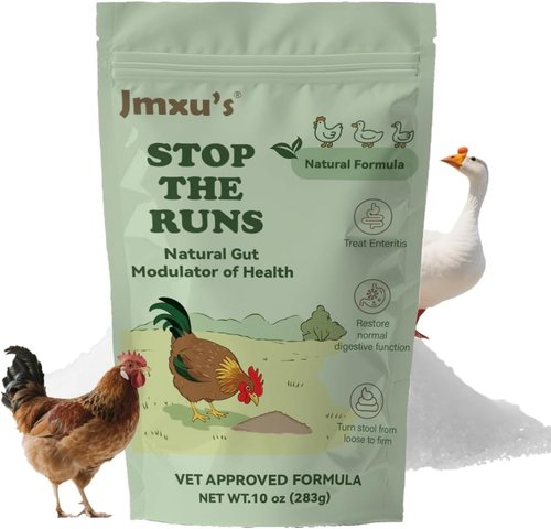 Chicken Gut Modulator - Natural Anti-Diarrhea Powder for Poultry | 10 oz Supplement for Ducks & Geese