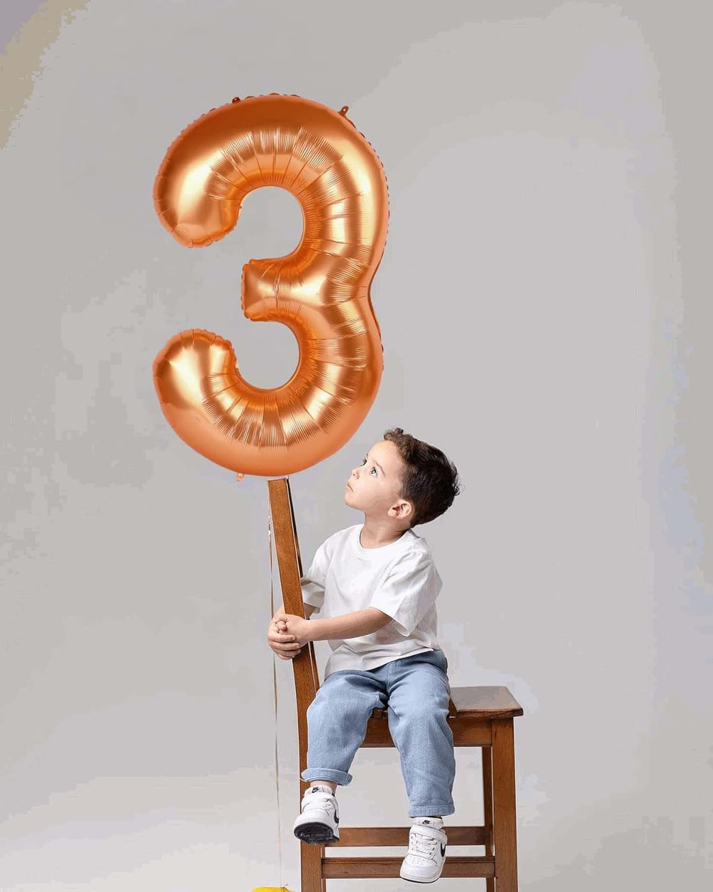 Orange 40-Inch Giant Number 1 Balloon by [Brand Name] - Perfect for First Birthday Celebrations