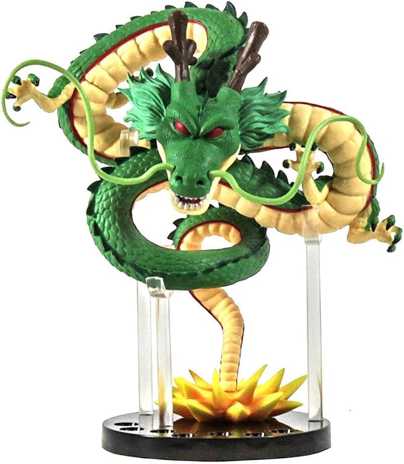 Shenron Figure Set by Resin | 3.5cm Dragon Statue with Crystal Balls & Gift Box for Holidays