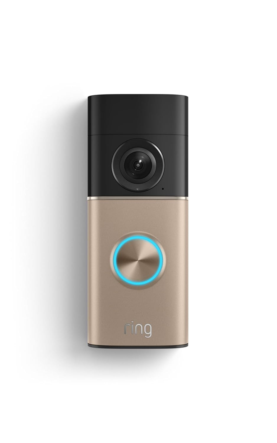 Ring Wired Doorbell Plus - 2K Retinal Video Security Camera with Wide-Angle Lens & Low-Light Sight | Nickel Silver