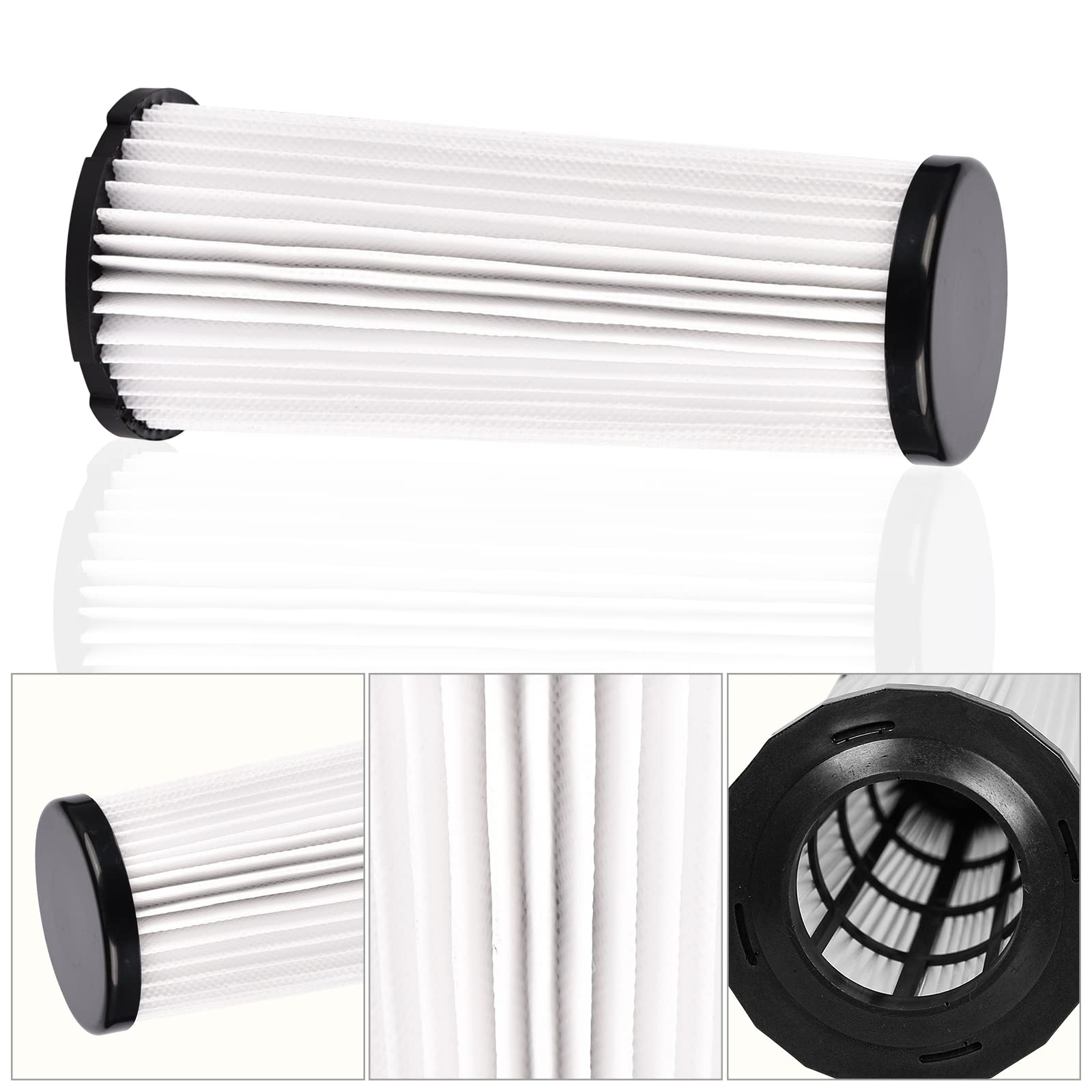F1 Hepa Filter Compatible with Dirt Devil Vacuum 3JC0280000 2JC0280000 Compatible with Featherlite, Jaguar, Bagless Extra Light, Scorpion (2Pack)