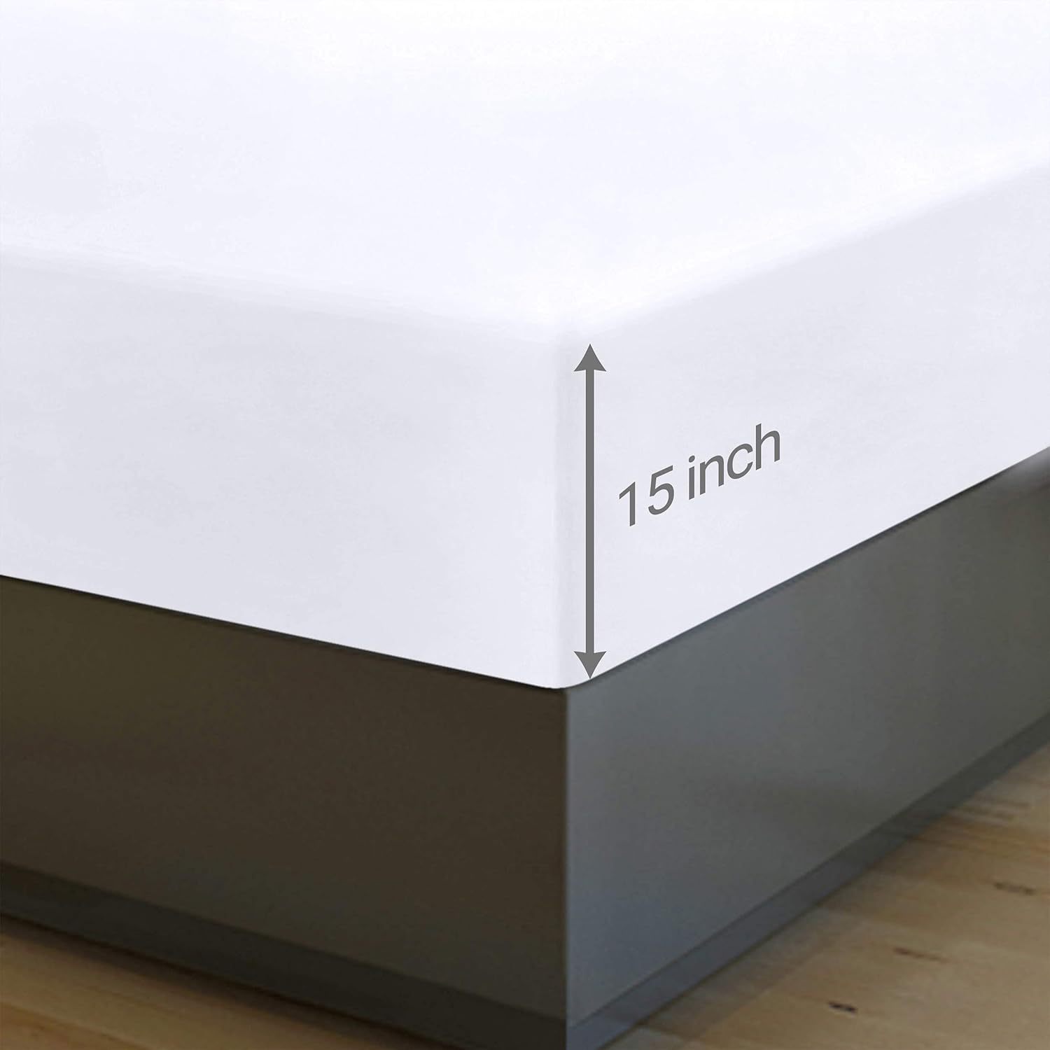 Utopia Bedding Queen Fitted Sheets - Soft Brushed Microfiber - Deep Pocket Design - Bulk Pack of 6 (White)