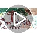 Personalized Snowman Letter Christmas Ornament Acrylic Hanging Pendant