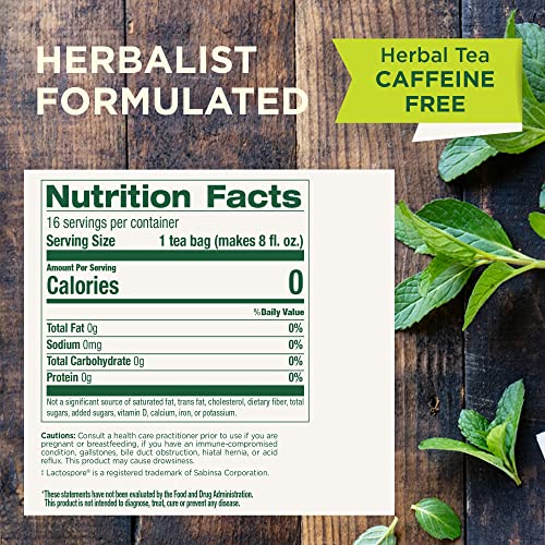 Traditional Medicinals Organic Triple Mint Tea - Peppermint Delight Probiotic, 16 Bags
