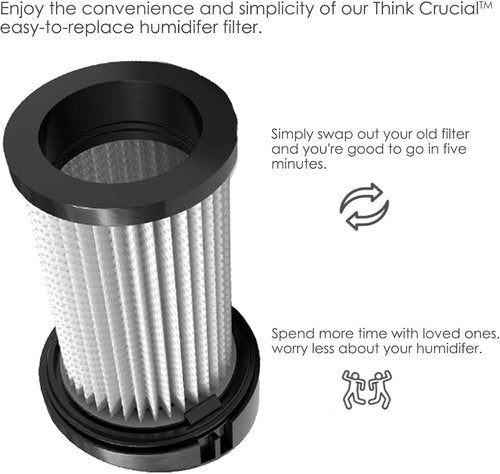 4 Pack Replacement Vacuum Filter Compatible with Eye-Vac EV-PMF Pre-Motor Filter, Fits for NeoVac Elite Touchless Stationary Vacuum, Compared to Part # EV-PMF