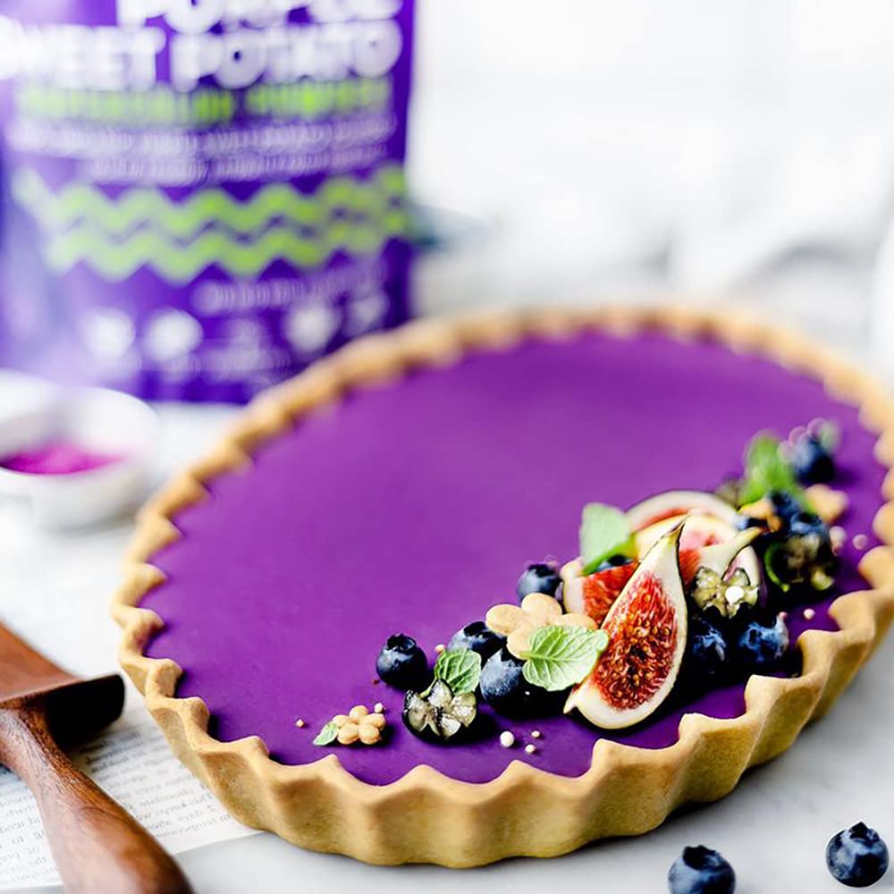 Suncore Foods Purple Sweet Potato Powder, Purple Food Coloring Powder, Gluten-Free, Non-GMO, 16oz, 1 Pack