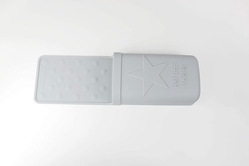Hot Iron Holster - Adhesive-Free Silicone Storage Pocket | Heat Resistant to 500°F for Curling Irons & Hair Tools