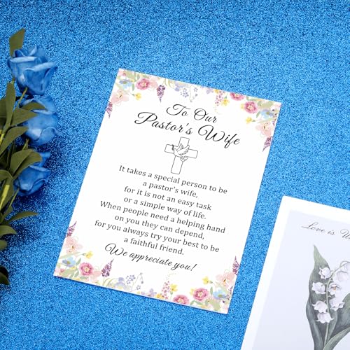 Pastor Wife Appreciation Thank You Card Christian Gift