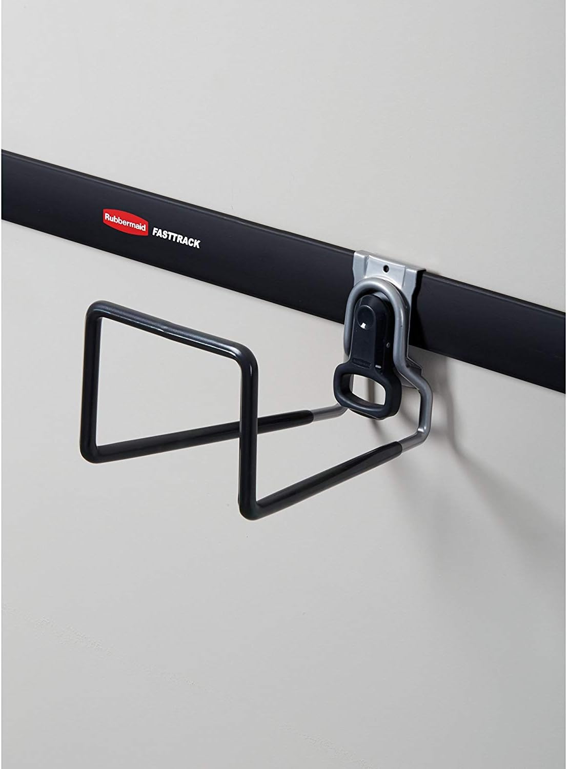 Rubbermaid FastTrack Garage Storage System - 50 lb Capacity Water Hose Hook | Black (2 Pack)