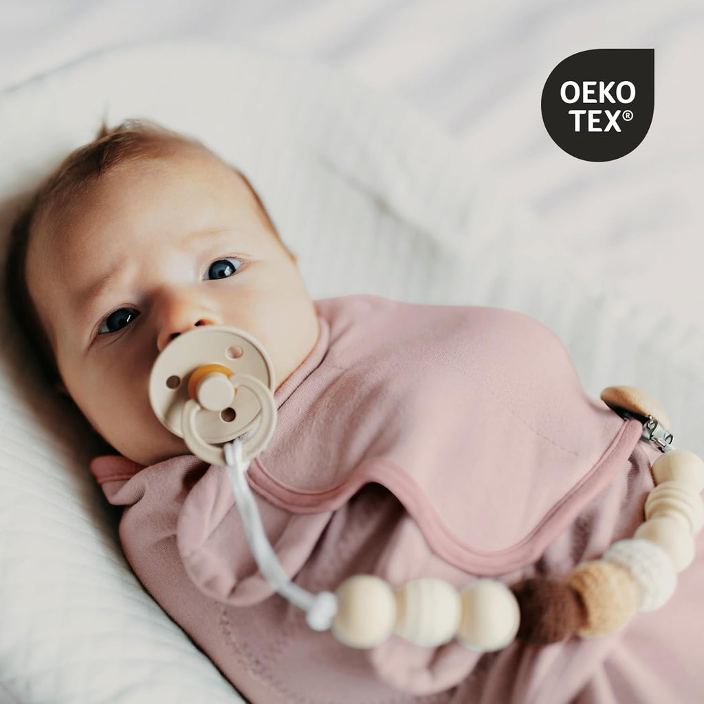 Organic Baby Swaddle Sleep Sacks - 100% Cotton Soft & Snug 2-Pack for Newborns 0-3 Months