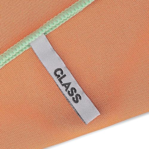 Full Circle Microfiber Glass Cleaning Cloths - Eco-Friendly, Streak-Free Shine, Set of 2