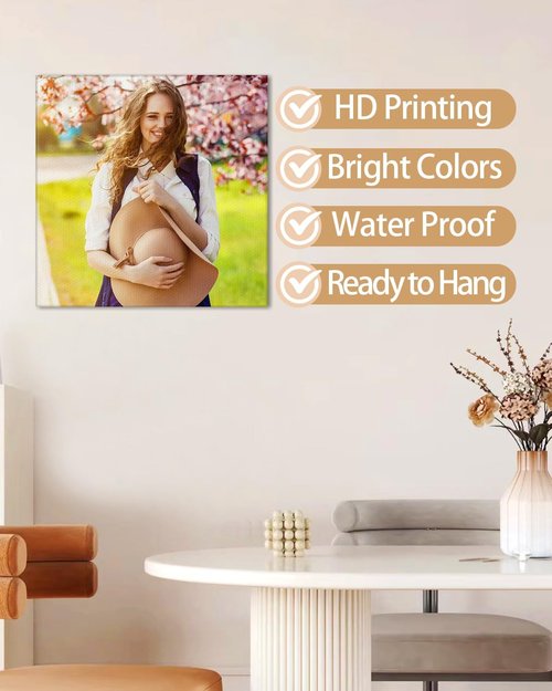 AbcCustomize Canvas Prints - Personalized Wall Art for Living Room & Bedroom Decor | Custom Photo Gifts