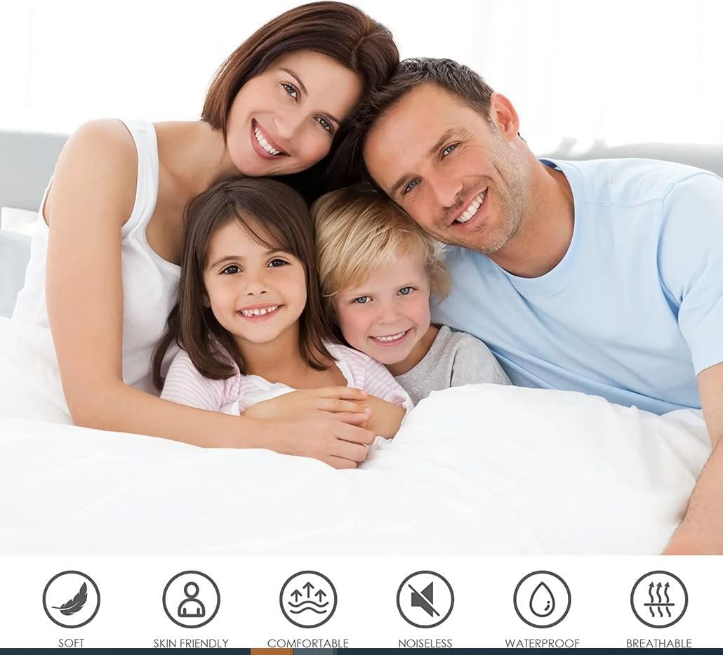 Utopia Bedding Mattress Protector - 100% Waterproof Bed Bug & Dust Mite Proof | Twin XL Size Encasement