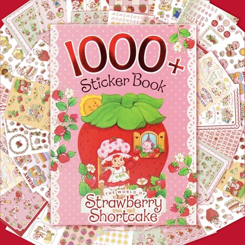 Strawberry Shortcake Sticker Book with 1000+ Stickers for Crafts