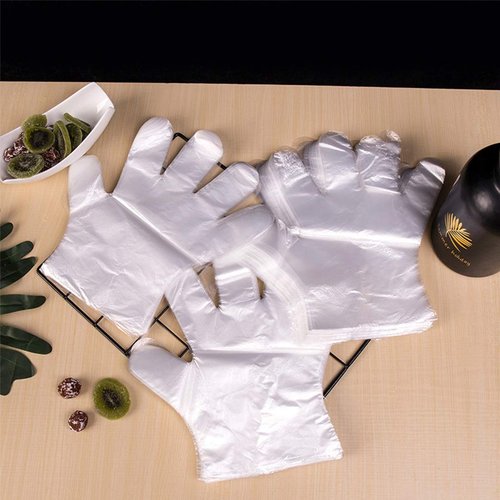 HLIN 1500 Pcs Plastic Gloves Disposable - Food Prep Gloves Disposable Transparent for Food Service, Cleaning, One Size Fits Most