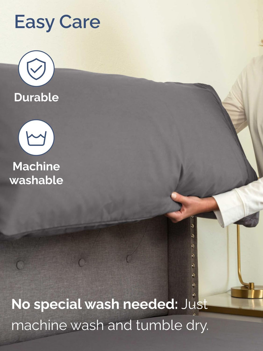 Skiennix Extra Deep Pocket Twin XL Sheet Set | 3-Piece Breathable Cooling Bedding - Soft, Fade & Wrinkle Resistant - Dark Grey