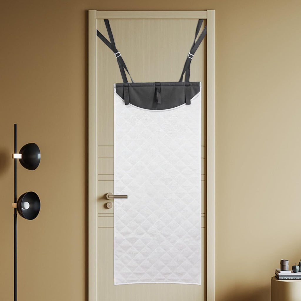 Over The Door Steamer Pad + Gloves For Handheld Steamer Stand For Clothes,Door Press Pad For,Portable Ironing Mat For Traveling