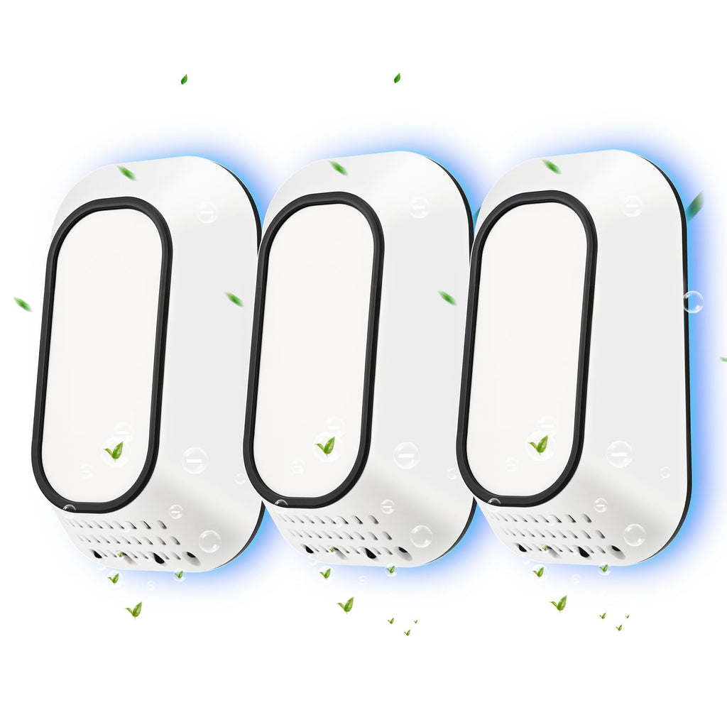 PVACG Plug In Ionizer Air Purifier With 4 Negative Ion Output Heads,Small Air Freshener With Backlight,Quiet and Energy-Saving, Ideal Air Cleaners for Home,Bedroom,Office,Living Room and Pet Room(3)
