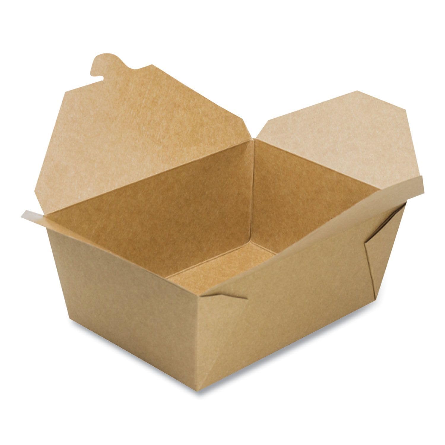 GEN Reclosable Kraft Take-Out Box, 110 oz, Paper, 160/Carton