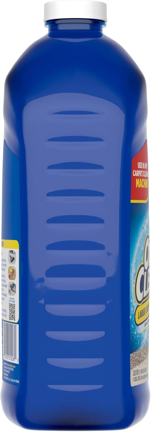 OxiClean Carpet Cleaner Liquid Solution - Powerful Steam Cleaning Formula | 64 Fl Oz