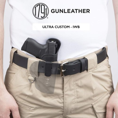 1791 GUNLEATHER Ultra Custom Holster for P238 & P938 - Leather IWB CCW Holster with Memory Lock - Right Handed - Fits Sig Sauer P238, Sig Sauer P938
