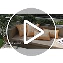MIULEE Waterproof Outdoor Throw Pillow Covers, 16x16 Inch, Set of 2