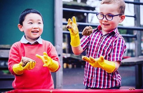 GUBBERLOVES Splashes Protective Gloves for Children XS 6-9YRS