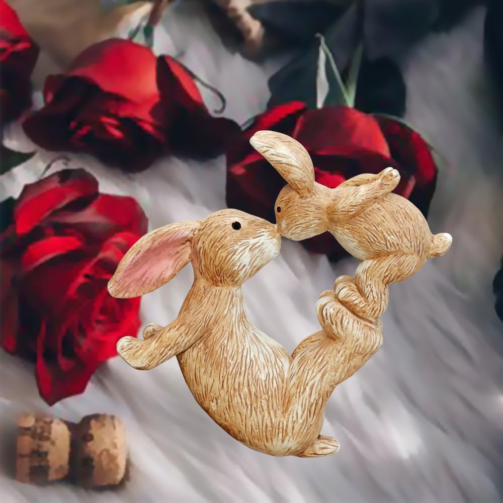 Skiennix Rabbit-Shaped Statues - Charming Easter Ornaments | Perfect Anniversary & Valentine's Day Gifts