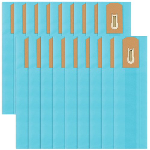 18 Pack PETOX PK80009 Disposable Vacuum Bags for Oreck Commercial XL Upright Filtration Bags, Compatible with Oreck XL Models without Bag Docks XL2000, XL8000, XL9000 and Commercial Series, Blue