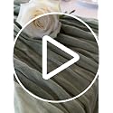 Dusty Blue Cheesecloth Table Runner 2 Pack 17x108 Inch - Boho Wedding Decor