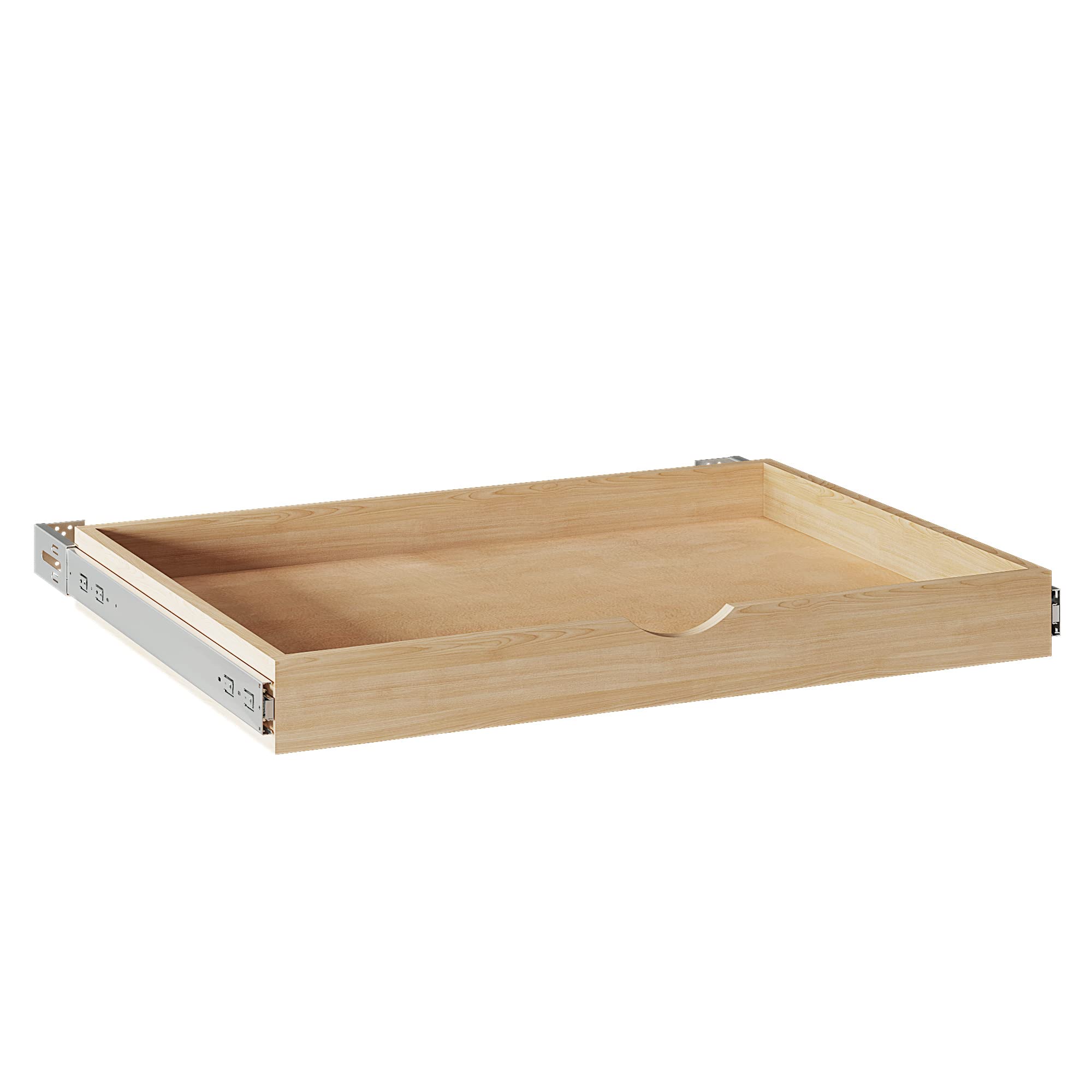 ALINE FURNITURE Pull Out Drawers for Cabinets Wood, 29" W X 21" D Slide Out Drawers for Kitchen Cabinets, Pull Out Shelves, Roll Out Drawer for Pantry Cabinet Organizer