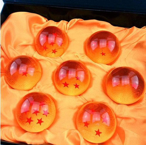 Country Toys Medium Crystal Glass Dragon Ball Stars | Collectible 27-76MM Diameter