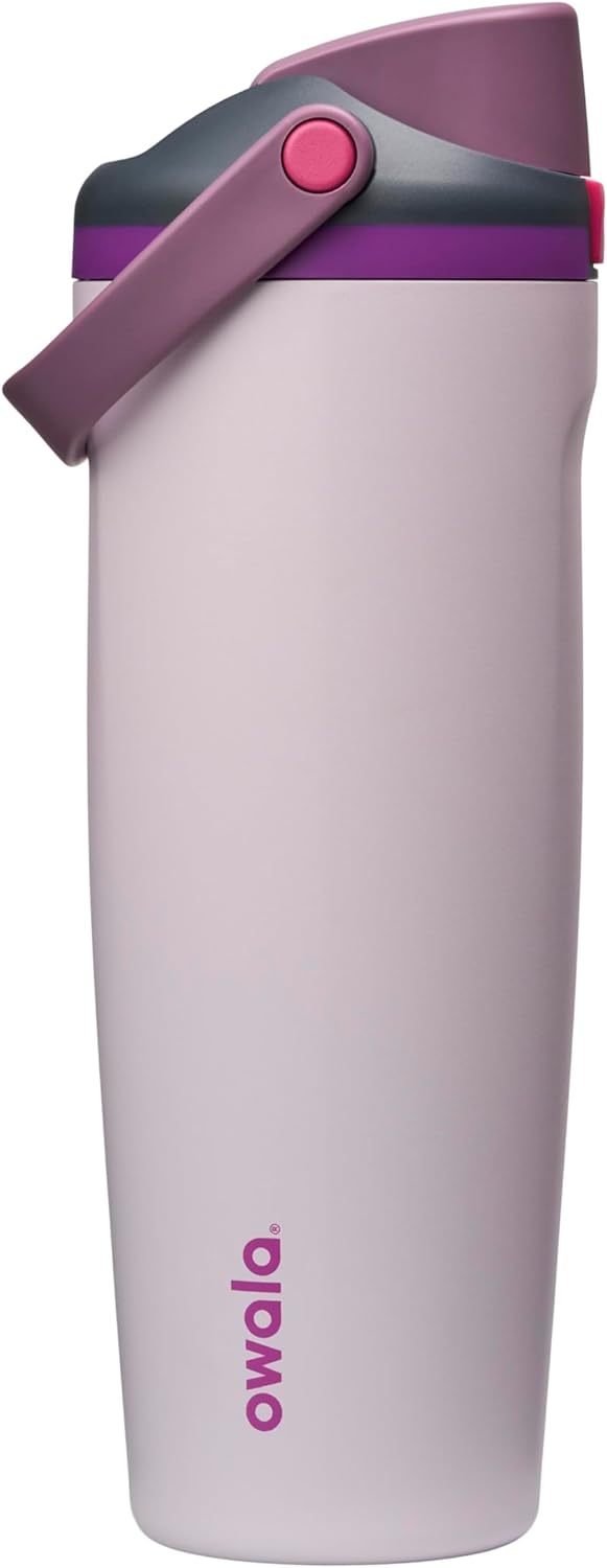 Owala FreeSip Sway 30oz Insulated Stainless Steel Water Bottle - Two-Way Spout & Built-In Straw, BPA Free