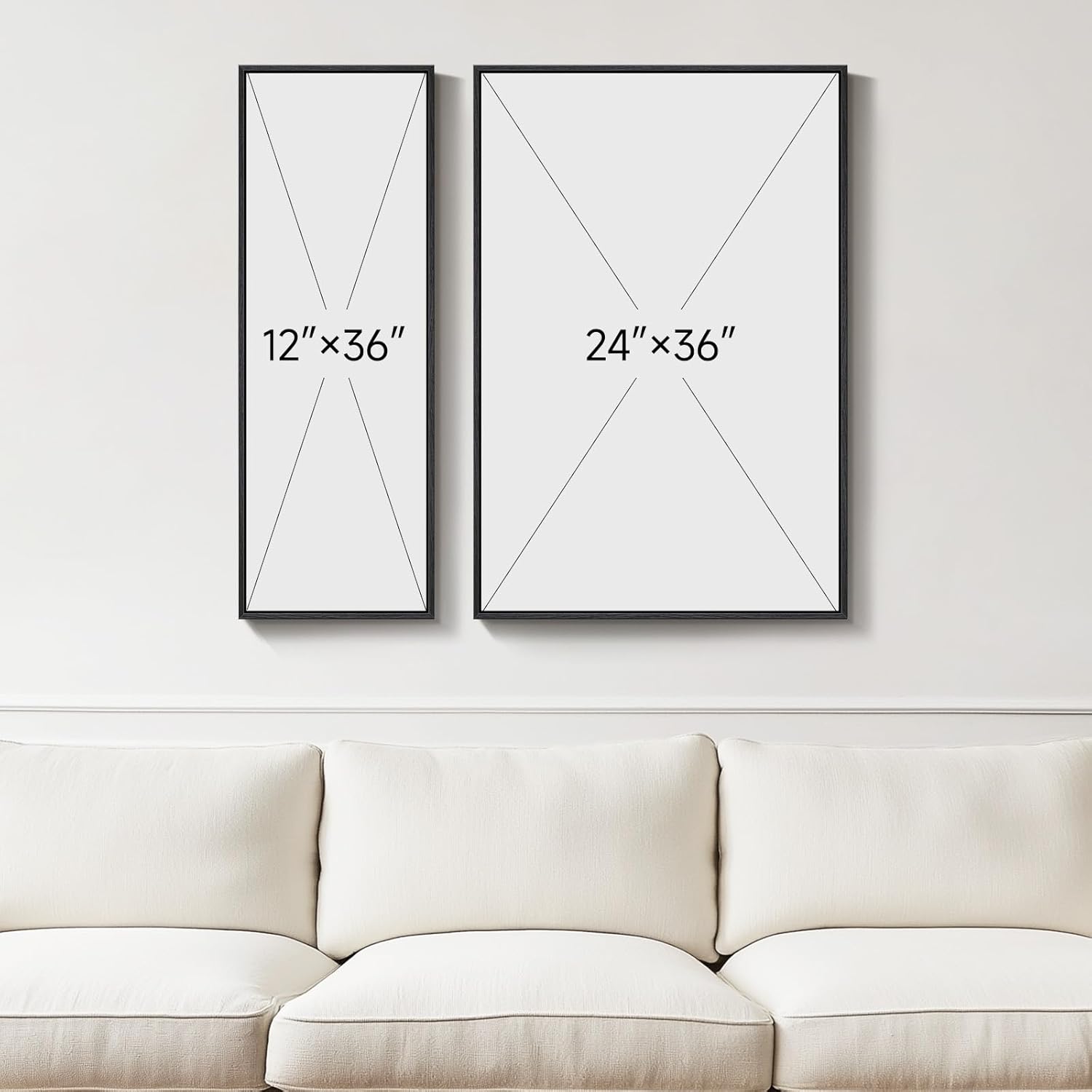 Regine Switzerland 3D Textured Black and White Abstract Wall Art - Modern Minimalist Paintings for Home Decor | 2-Piece Set