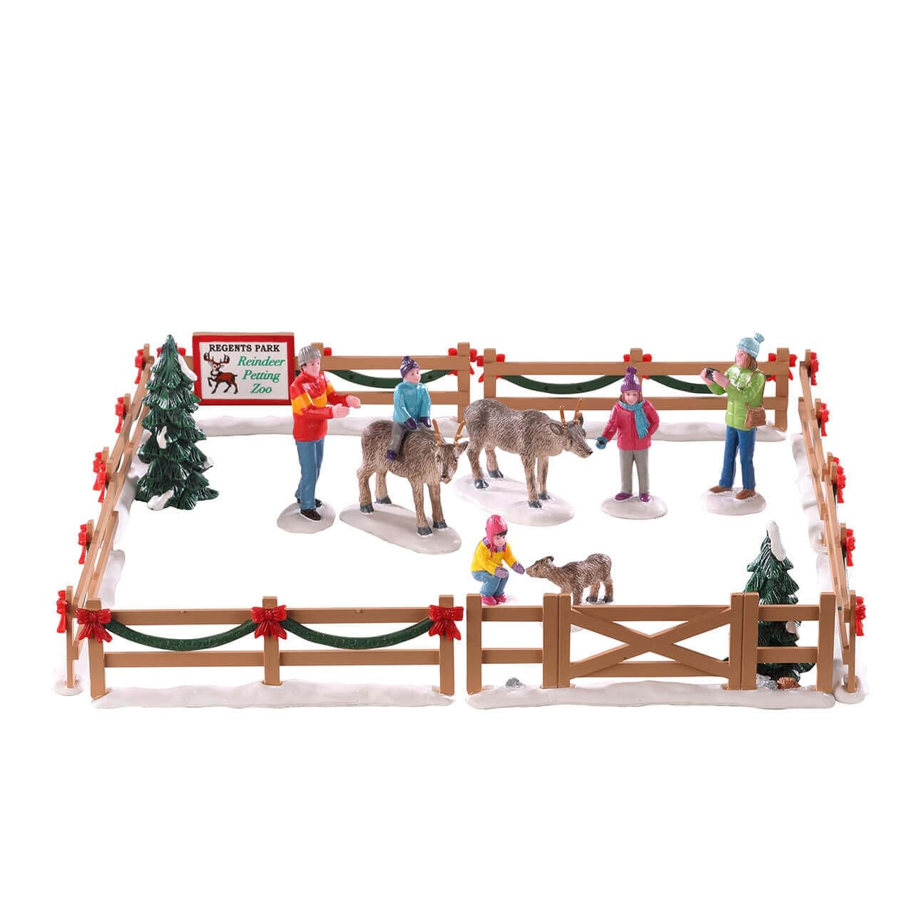 Lemax - Vail Village - Accessory: Reindeer Petting Zoo