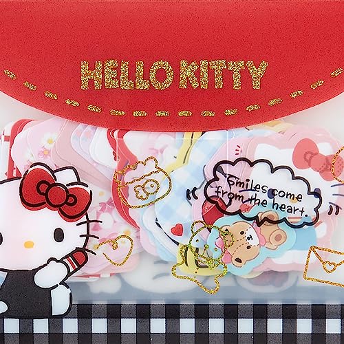 Sanrio Hello Kitty Sticker Set with Portable Card Case