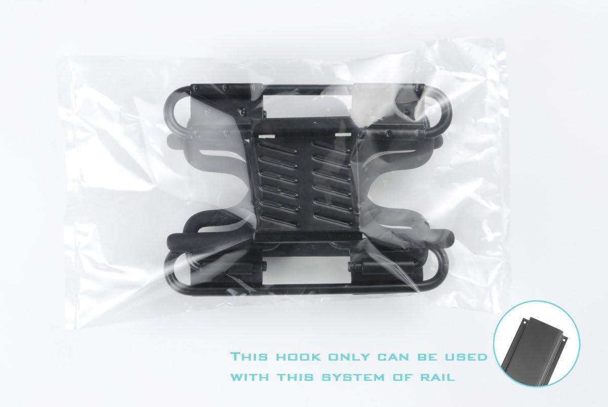 Ultrawall Heavy Duty Double Handle S Hook - 2-Pack Steel Tool Storage Organizer for Home & Garden