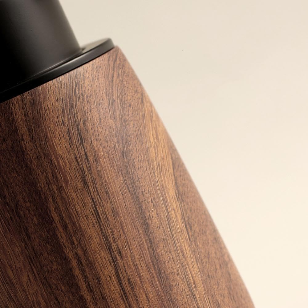 Sizikato Wood Texture Push-Type Foaming Bottle, 10 Oz Shower Gel Shampoo Hand Soap Bottle