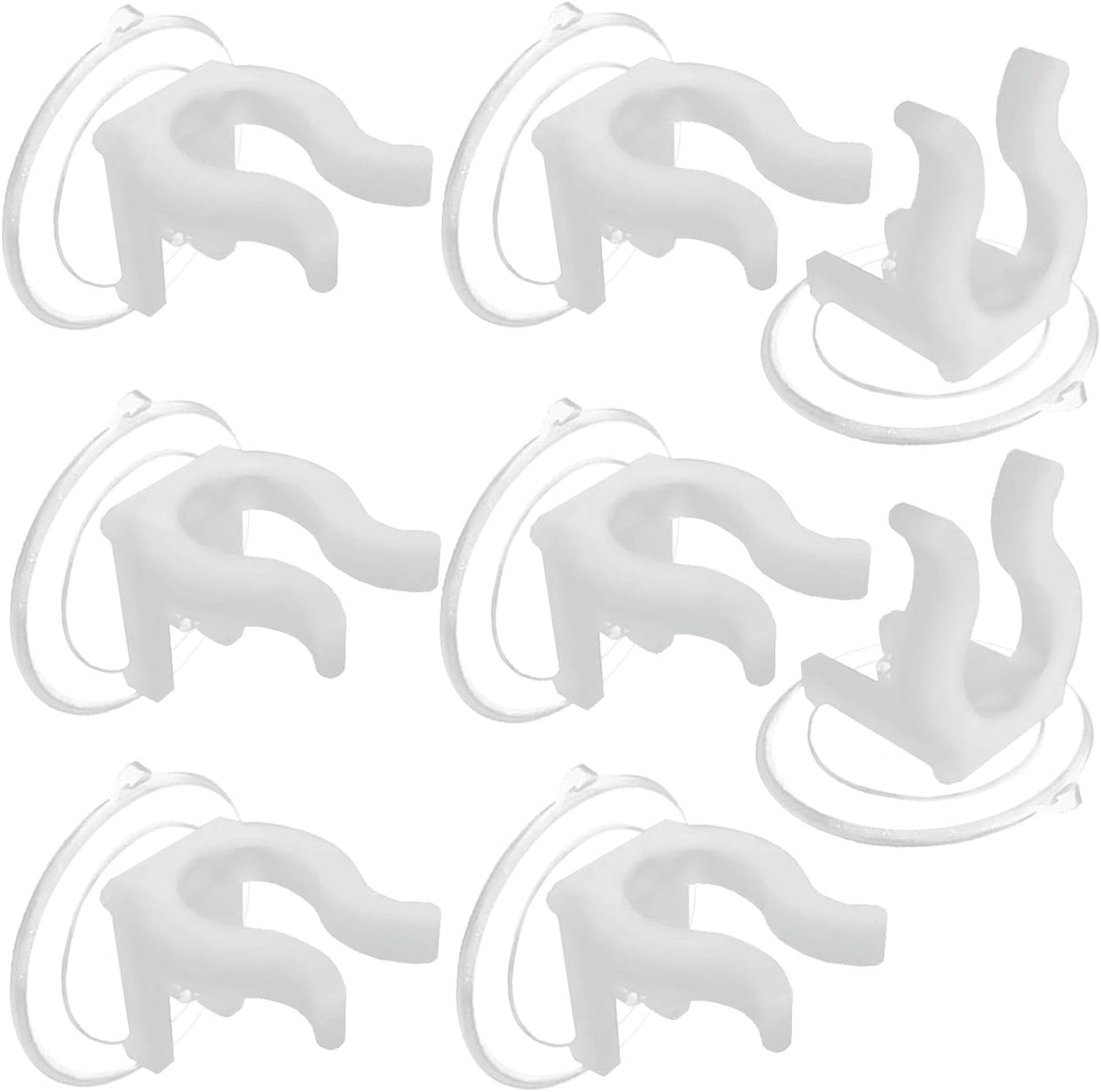 Skiennix Candle Holder Clips - Suction Cup Design for Glass Windows | 8 Pack