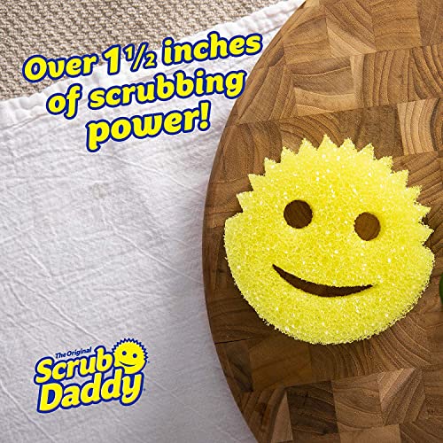 Scrub Daddy Grey Multipurpose Dish Sponge - Scratch-Free, Odor Resistant, Flexible Kitchen Cleaner