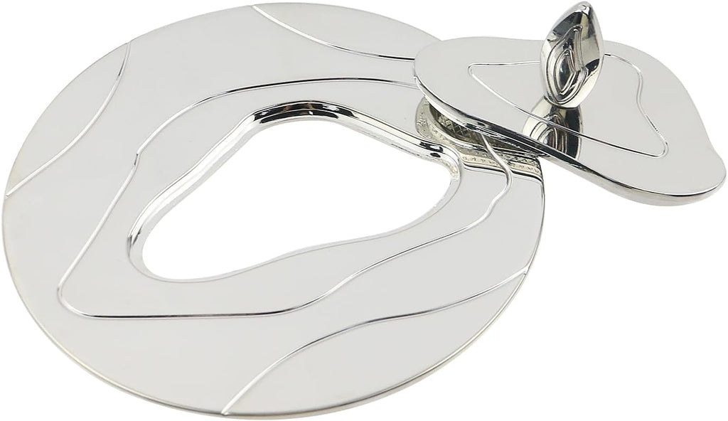 Skiennix Scented Candle Topper - Elegant Silver Alloy Design for Home & Office Décor