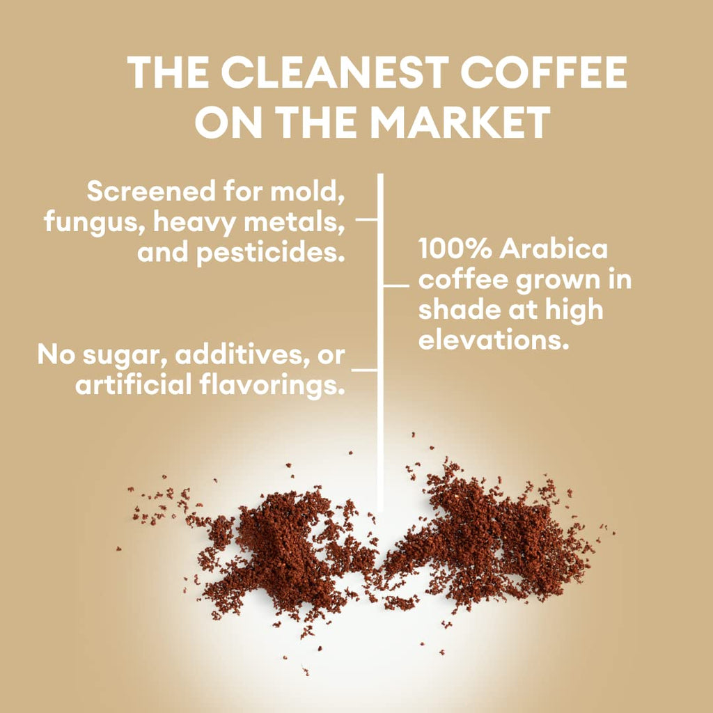 Cusa Tea & Coffee | Premium Instant Vanilla Dark Roast | Rainforest Alliance Certified Arabica Beans | Hot or Cold Brew Drink Mix Packets (30 Single Servings)