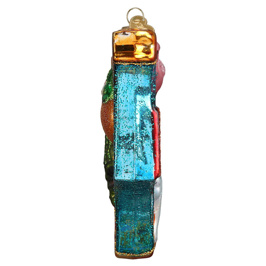 Old World Christmas State of Florida Glass Blown Ornament for Christmas Tree, Handcrafted Holiday Decoration, States Collection